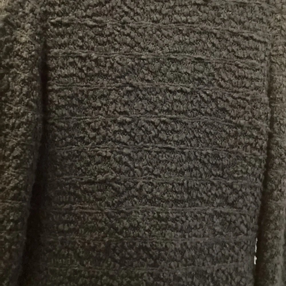 Chico’s Cardigan Sweater Size 1 Black With Embellishments Preppy! Classic! - Picture 11 of 16